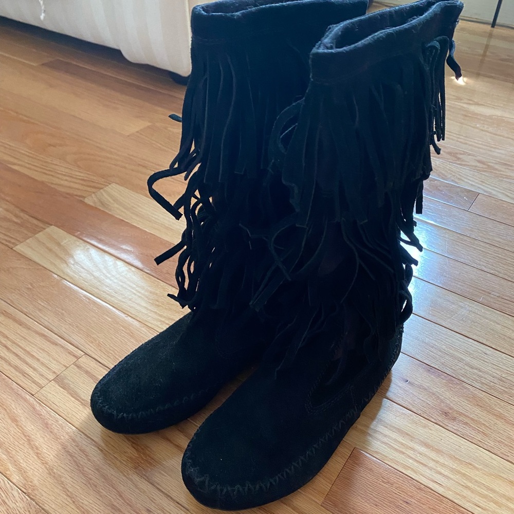 Lauren Conrad Fringe Boot
